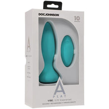 Load image into Gallery viewer, Doc Johnson A-Play Vibe Silicone Anal Plug with Remote- Beginner, Adventurous, Experienced, Thrust - A Little More Interesting