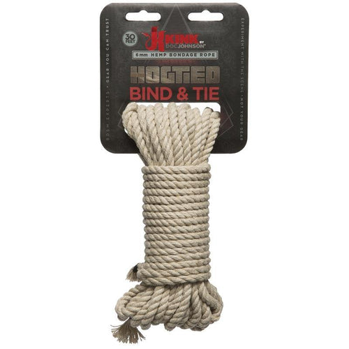 Doc Johnson Kink Bind & Tie Hemp Bondage Rope - A Little More Interesting