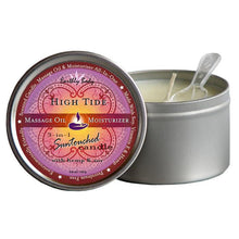 Load image into Gallery viewer, Earthly Body 6.8 oz. Round Tin Massage Candle - A Little More Interesting