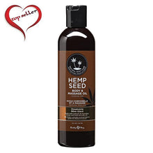 Load image into Gallery viewer, Earthly Body 8 oz. Hemp Seed Massage Oil - Multiple Scents - A Little More Interesting
