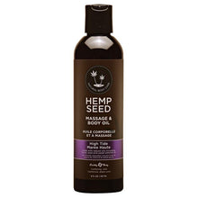 Load image into Gallery viewer, Earthly Body 8 oz. Hemp Seed Massage Oil - Multiple Scents - A Little More Interesting
