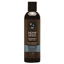 Load image into Gallery viewer, Earthly Body 8 oz. Hemp Seed Massage Oil - Multiple Scents - A Little More Interesting
