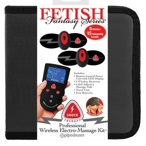 Pipedream Products Fetish Fantasy Shock Therapy Professional Wireless Electro-Massage Kit - A Little More Interesting
