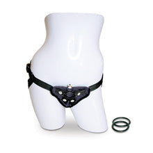 Load image into Gallery viewer, Vibrating Velvet Strap On - A Little More Interesting