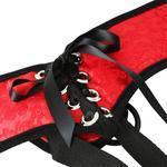 Load image into Gallery viewer, Sportsheets Red Lace Corsette Strap on - A Little More Interesting