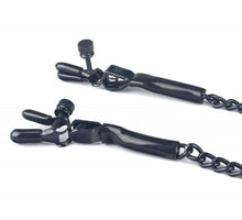 Load image into Gallery viewer, Spartacus Blackline Adjustable Spring-Jaw Nipple Clamps
