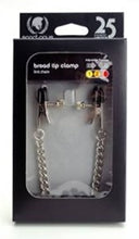 Load image into Gallery viewer, Spartacus Adjustable Broad Tip Nipple Clamps with Link Chain
