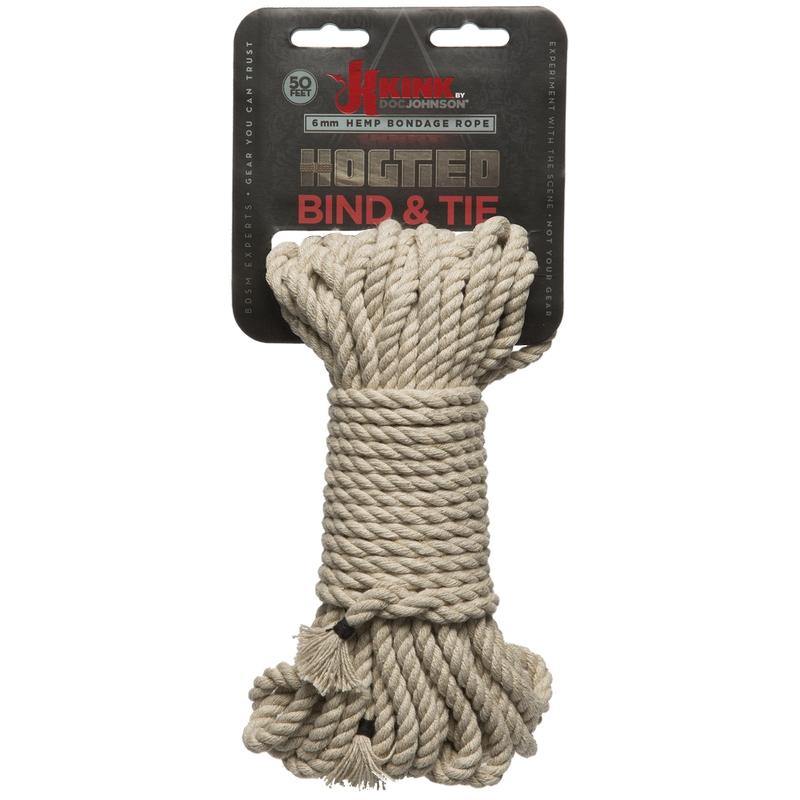 Doc Johnson Kink Bind & Tie Hemp Bondage Rope - A Little More Interesting