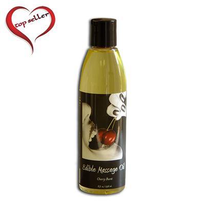 Earthly Body 8 oz. Edible Massage Oil - A Little More Interesting