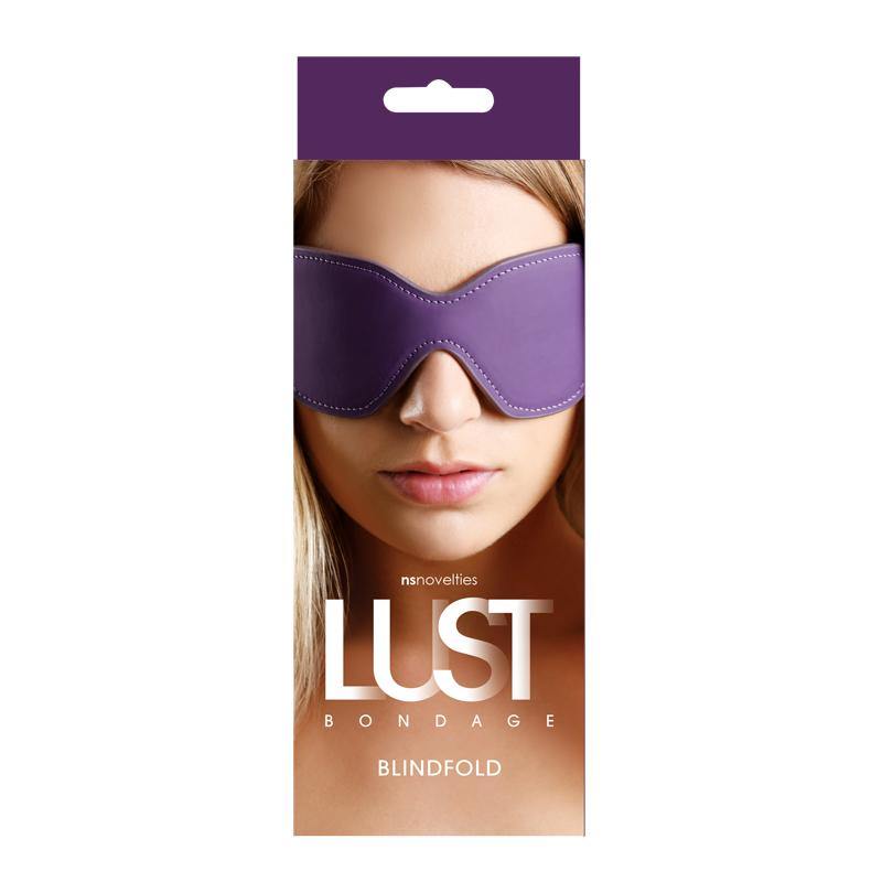 NS Novelties Lust Bondage Blindfold Purple - A Little More Interesting