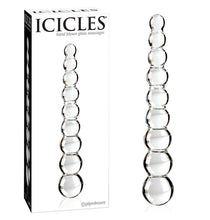 Load image into Gallery viewer, Pipedream Products Icicles Number 2 Glass Anal Probe - A Little More Interesting
